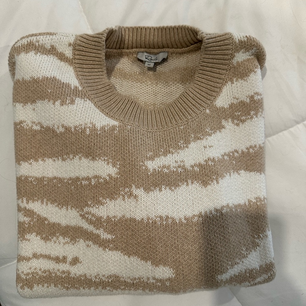 Rails Women’s Tan and Cream Sweater